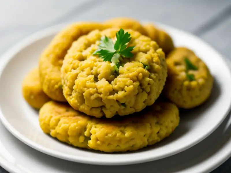Alitas de garbanzo crujientes