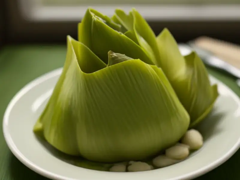 Alcachofras com amêijoas ao molho verde