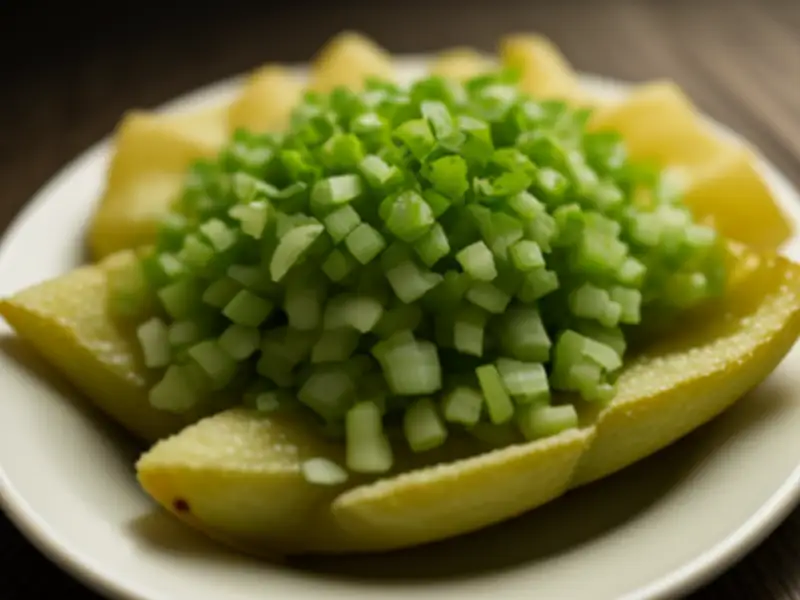 Aloo peyaj, batata e cebola salteadas com especiarias