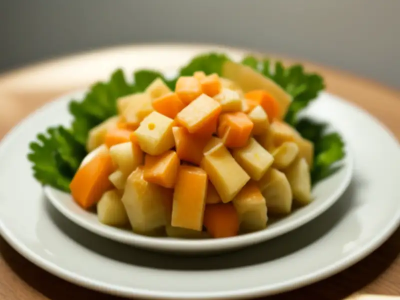 Salat mit Erdäpfeln und Kräutern
