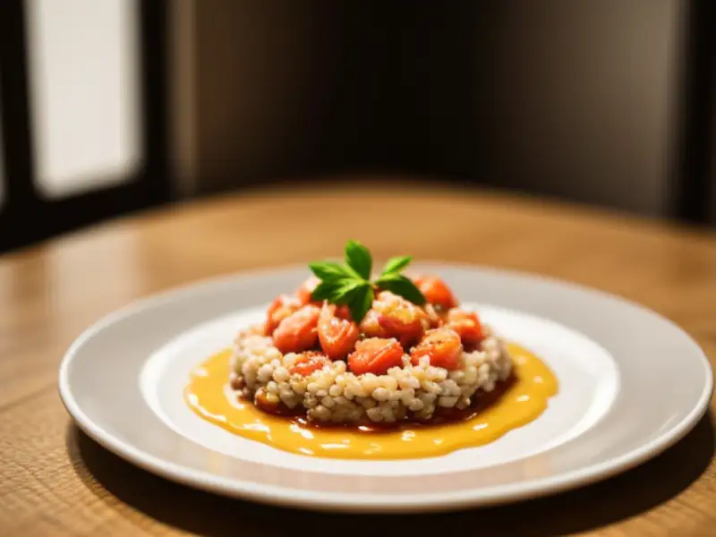 Arroz do Empordà com lagosta e frango