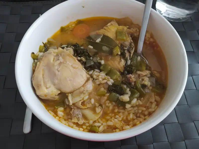 arroz con vino