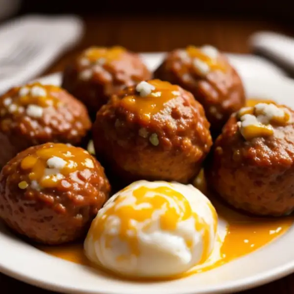 Arzuman köftəsi, grosse boulette farcie