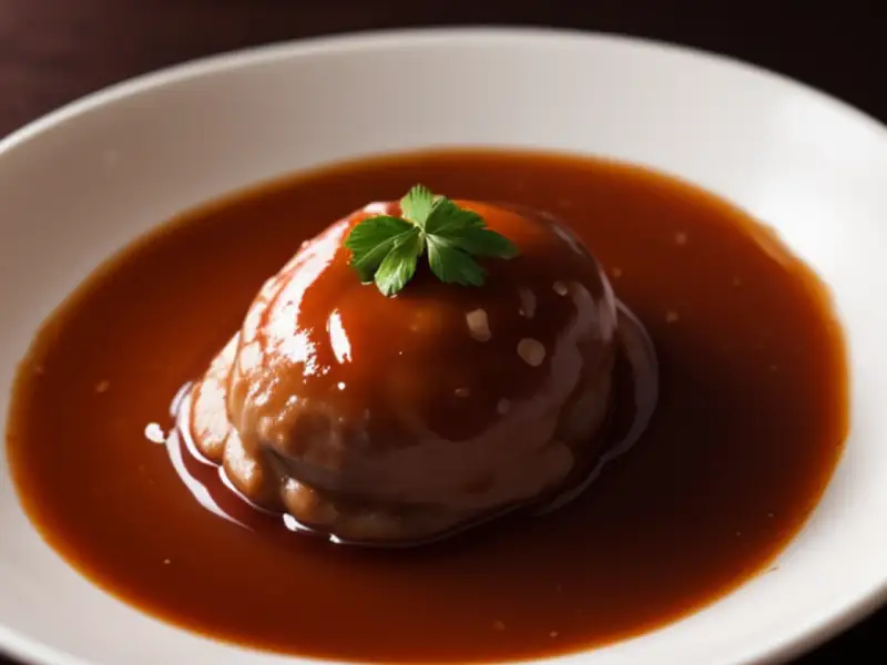 Asas de pato braseadas com pasta de soja