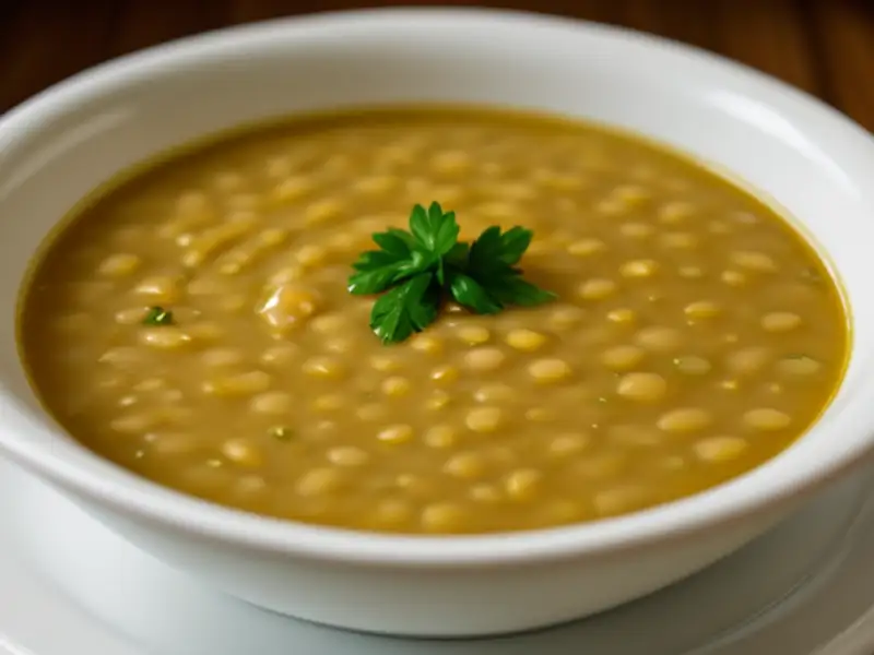 Ash dandouni, sopa iraniana de leguminosas e trigo