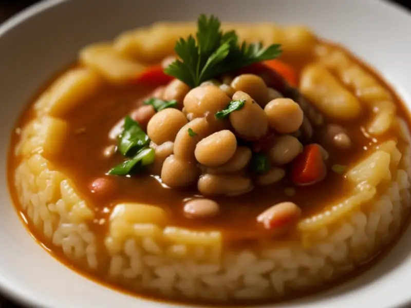 Ash kufteh, sopa persa de almôndegas e ervas