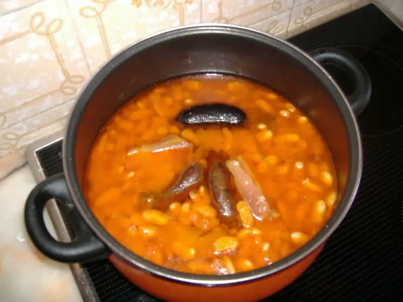 Asturian bean stew