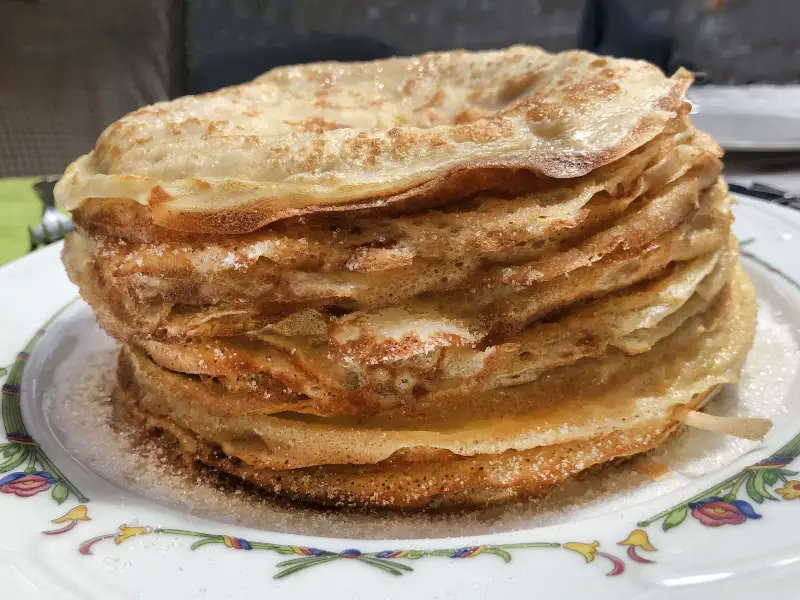 Frixuelos, the thin crêpes of Asturias