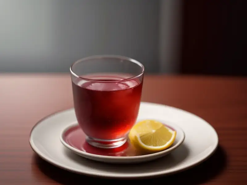 Ayaka, coquetel de saquê e cassis
