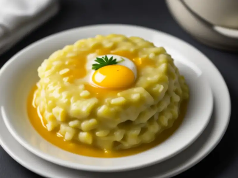 Bacalhau com purê de alho (bacalao meneao)