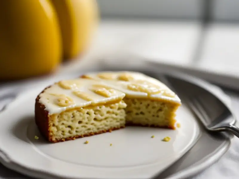 Taart met banaan en amandel