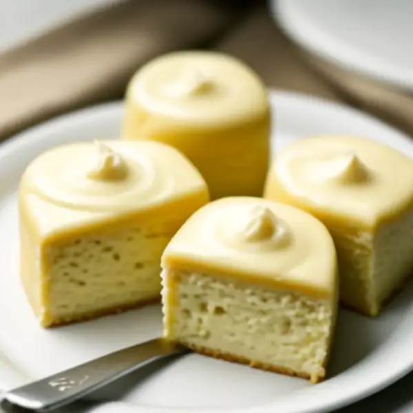 Banana quark cakes