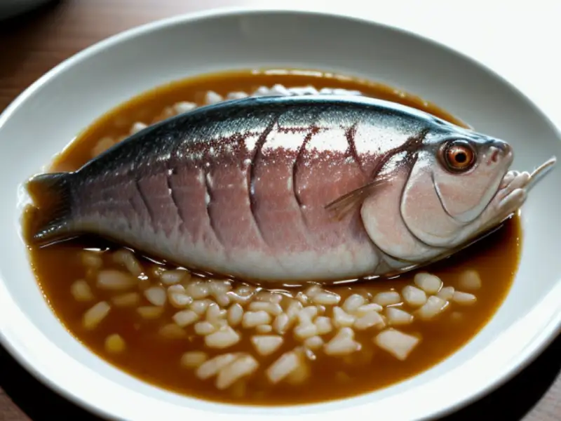 Bangus à la vapeur aux haricots noirs fermentés