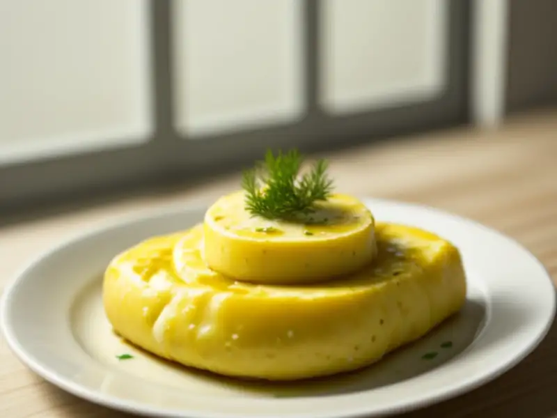 Batatas gratinadas com tofu e endro