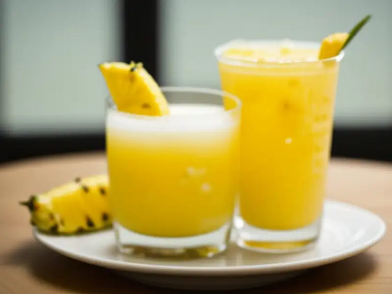 Batida Flash, coquetel de vodca com abacaxi
