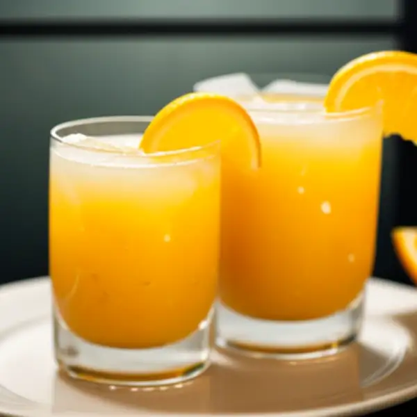 Batida-Orange, exotischer Orangencocktail