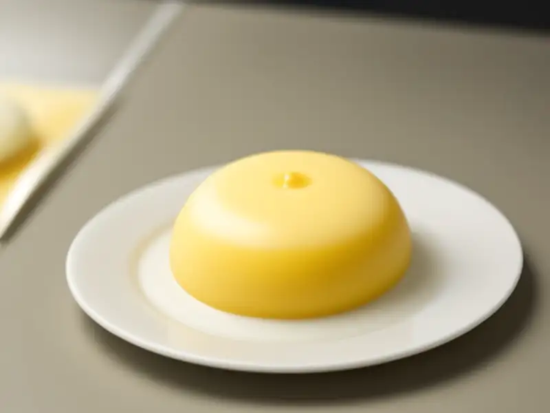 Bavarese de baunilha, creme leve e aveludado