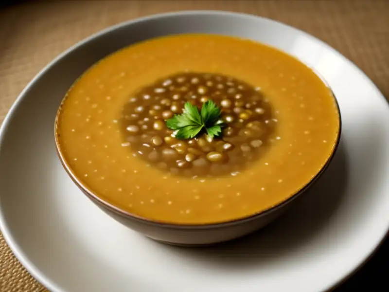 Lentil soup