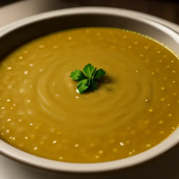 Lentil and onion soup