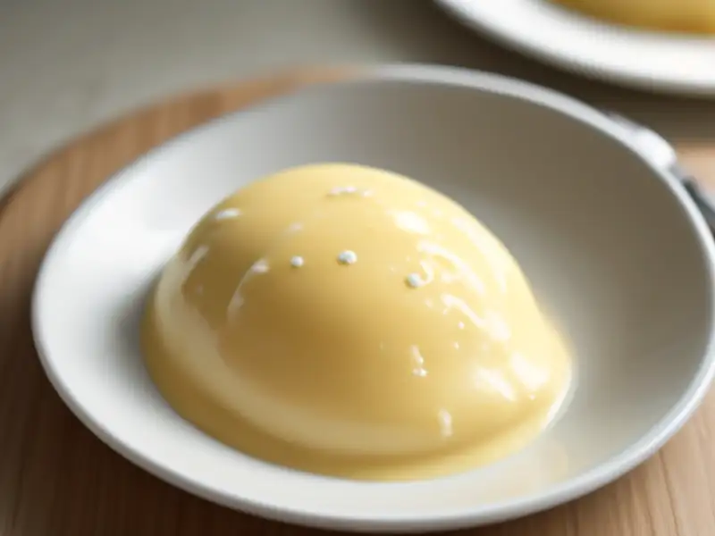 Bechamel cremoso com manteiga