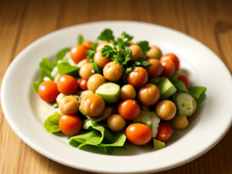 Belgian endive salad with tomatoes