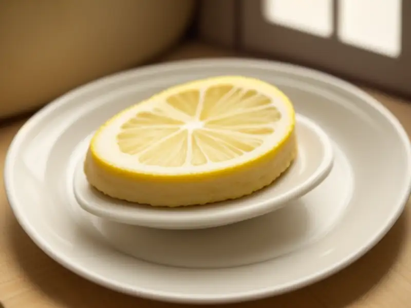 Bensone, biscoito oval de manteiga e limão
