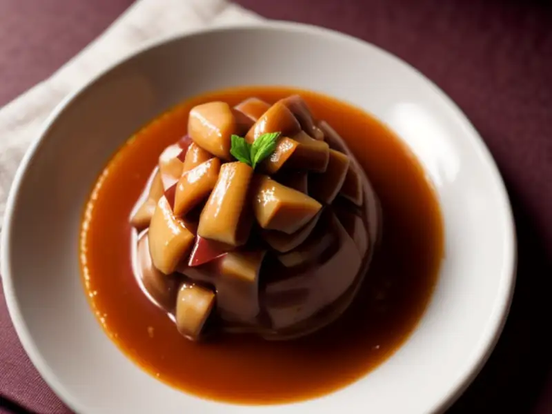 berenjena con salsa agridulce
