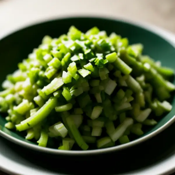 Bhorta de cilantro con ajo y chile