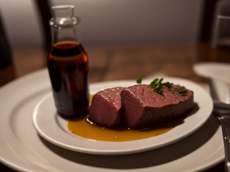 Bief van rundvlees met Madeira-saus