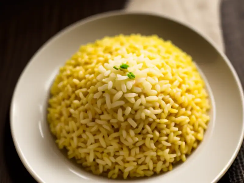 Arroz biryani malaio com basmati