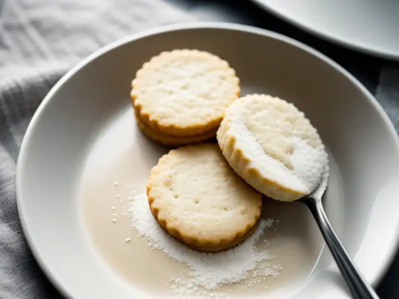 Biscoitos americanos de manteiga e leite