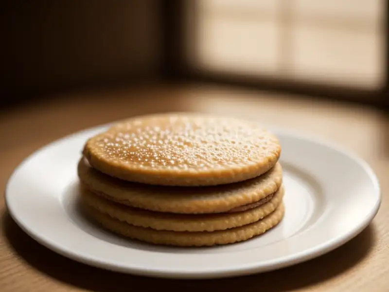 Biscotti dorati con diamanti