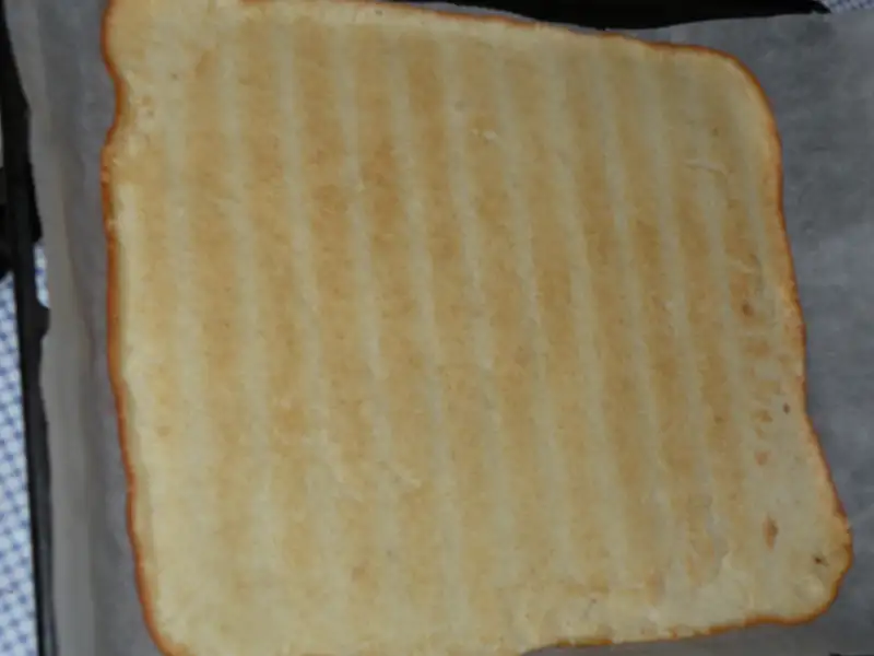 Biscoito joconde com amêndoa, base para confeitaria