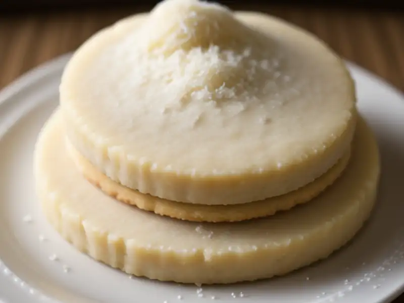 Biscuits sablés à la noix de coco râpée