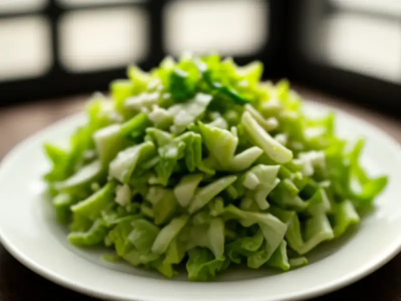 Blattsalat mit Schneckenkuchen, Nüssen und Rosinen
