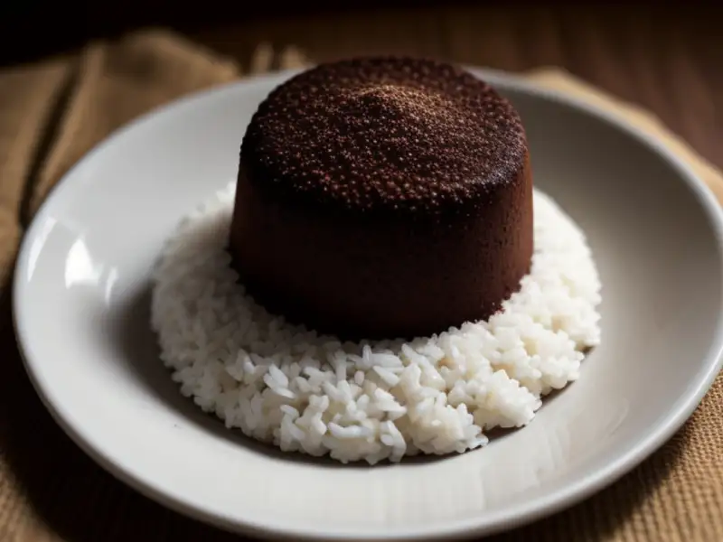 Bocadinhos de chocolate com arroz tufado