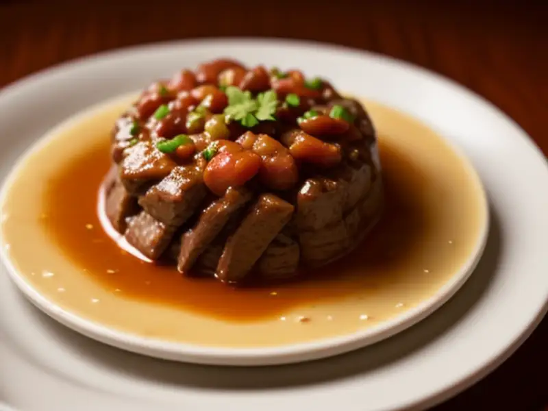 用香料慢炖的牛肉