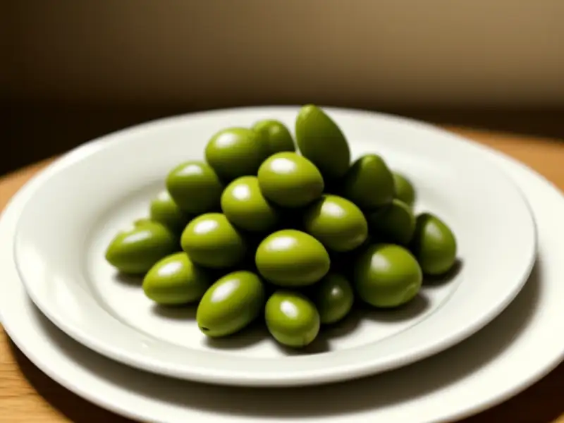 Frische Bohnen mit Olivenöl