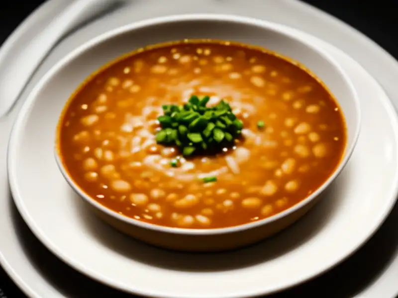 Suppe mit Kidneybohnen und geräuchertem Chicorée