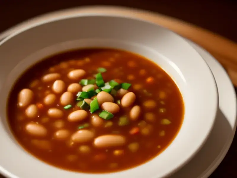 Chili-Suppe mit Bohnen