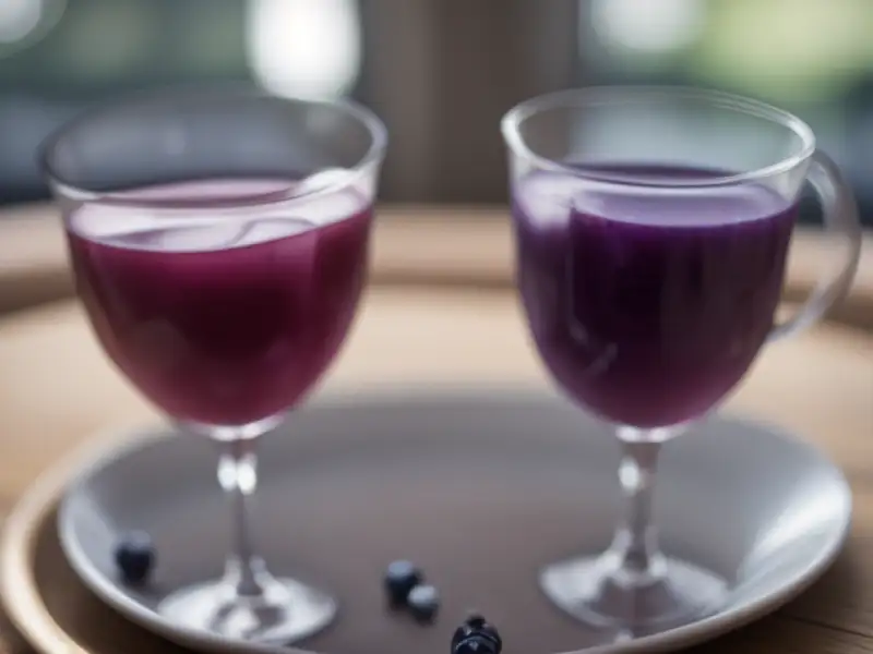 Boisson aux myrtilles