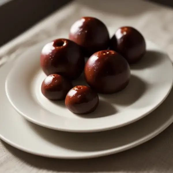 Bolinhas de tâmara e alfarroba, sem forno