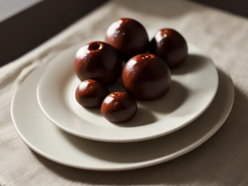 Bolinhas de tâmara e alfarroba, sem forno