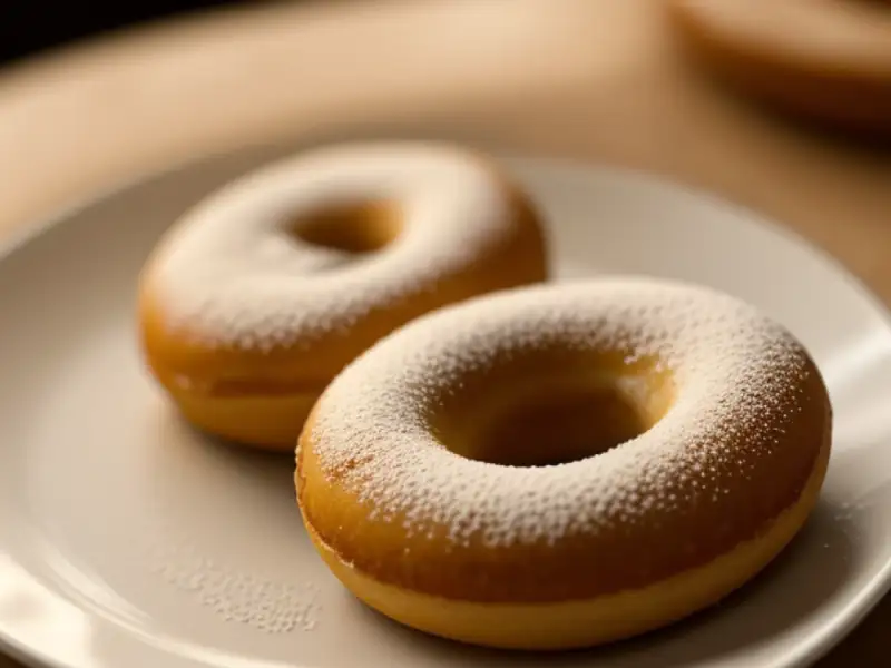 Bolinhos fritos de canela
