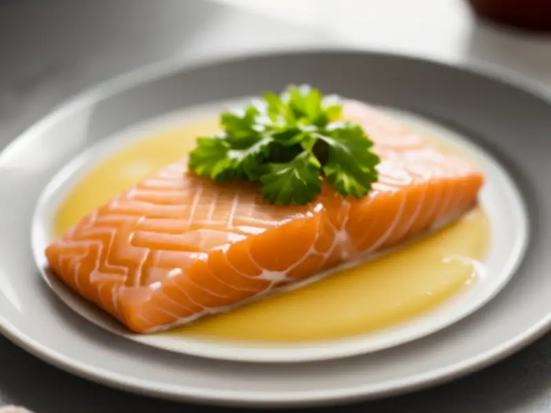 Bolinhos de salmão com gengibre e shoyu