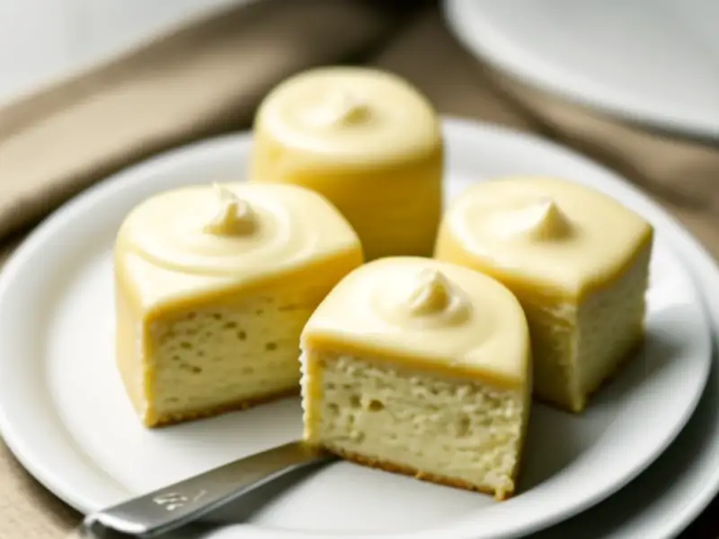 Bolinhos de banana com queijo fresco