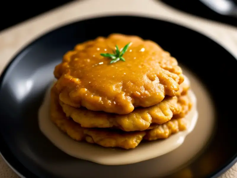 Bolinhos de batata-doce crocantes