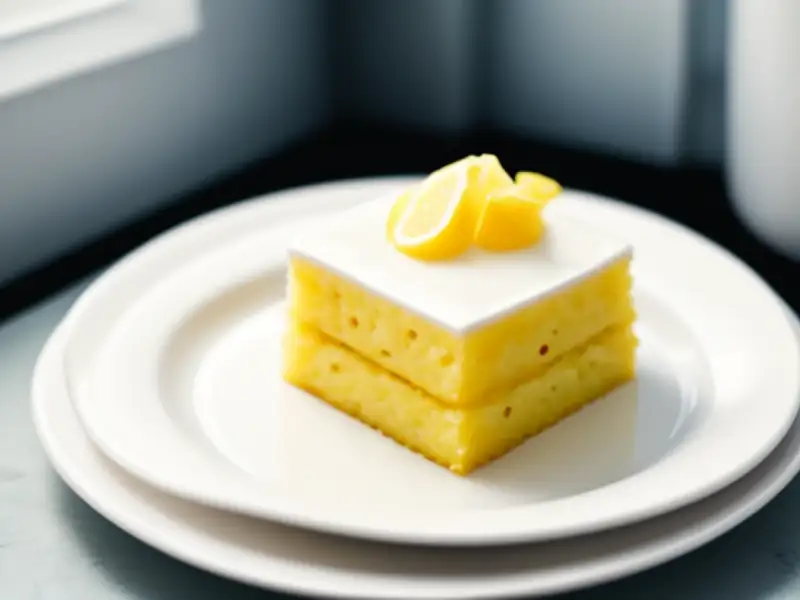 Bolo de limão com gelatina, sem forno