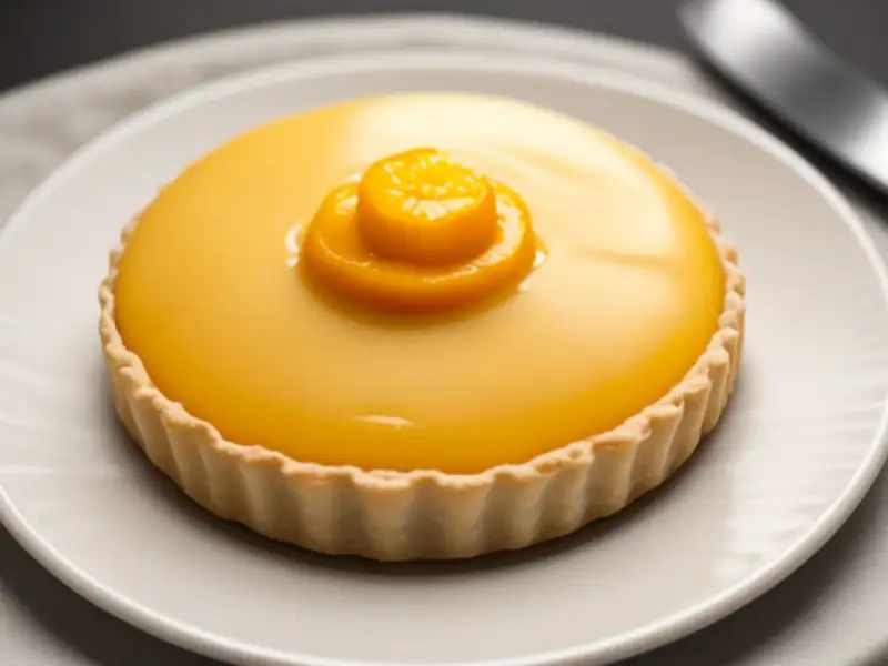 Bolo mousse de pêssego, queijo fresco e iogurte