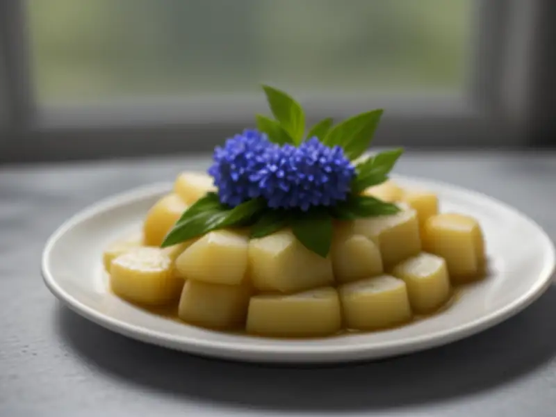 Borragem com batatas à aragonesa